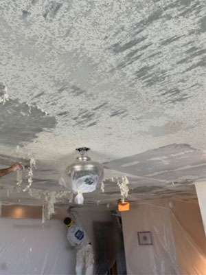 popcorn ceiling removal